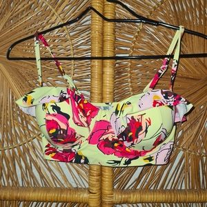 Bathing suit top, doubles as a crop top.